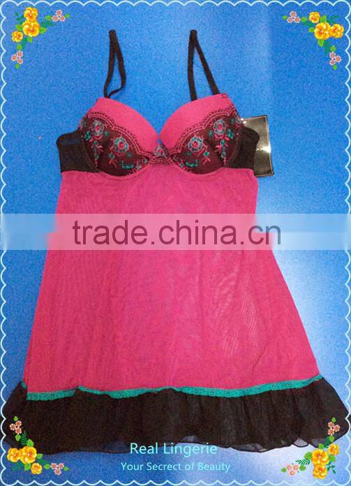 Sexy Embroidery Lace Babydolls