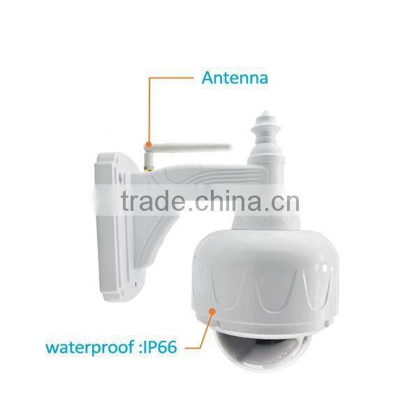 Waterproof IP66 HD 1.0mp 720p ip ptz camera cctv camera cctv with P2P plug and play