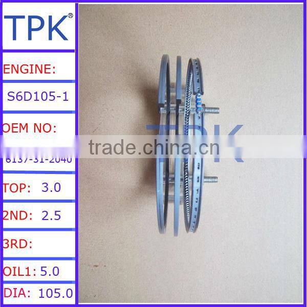 6620-31-2030 6620-31-2020 for komatsu NH220 piston ring