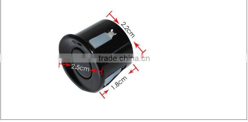 rear view mirror parking sensor with 4.3 inch bibi alarm human voice parking senosr