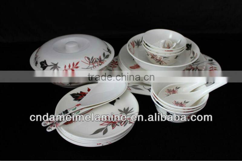 30pcs melamine dinner set 6 people