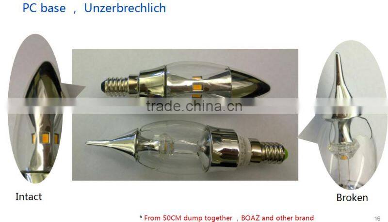 e14 led candle bulb 4.5w