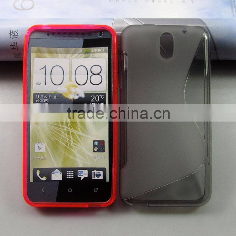 High quality TPU S line cover case for HTC Desire 601