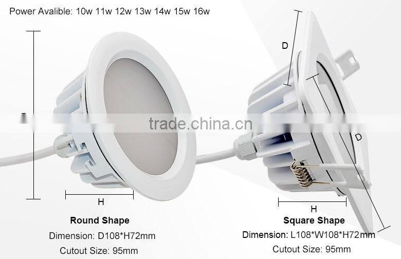Dongguan 5W 9W SMD LED Down Light, IP65 Waterproof LED Down Light For Hotel, Bathroom, Ship, Steaming Room