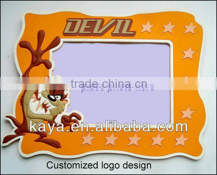 Customized 3d embossed soft plastic wholesale picture frames of 4x6
