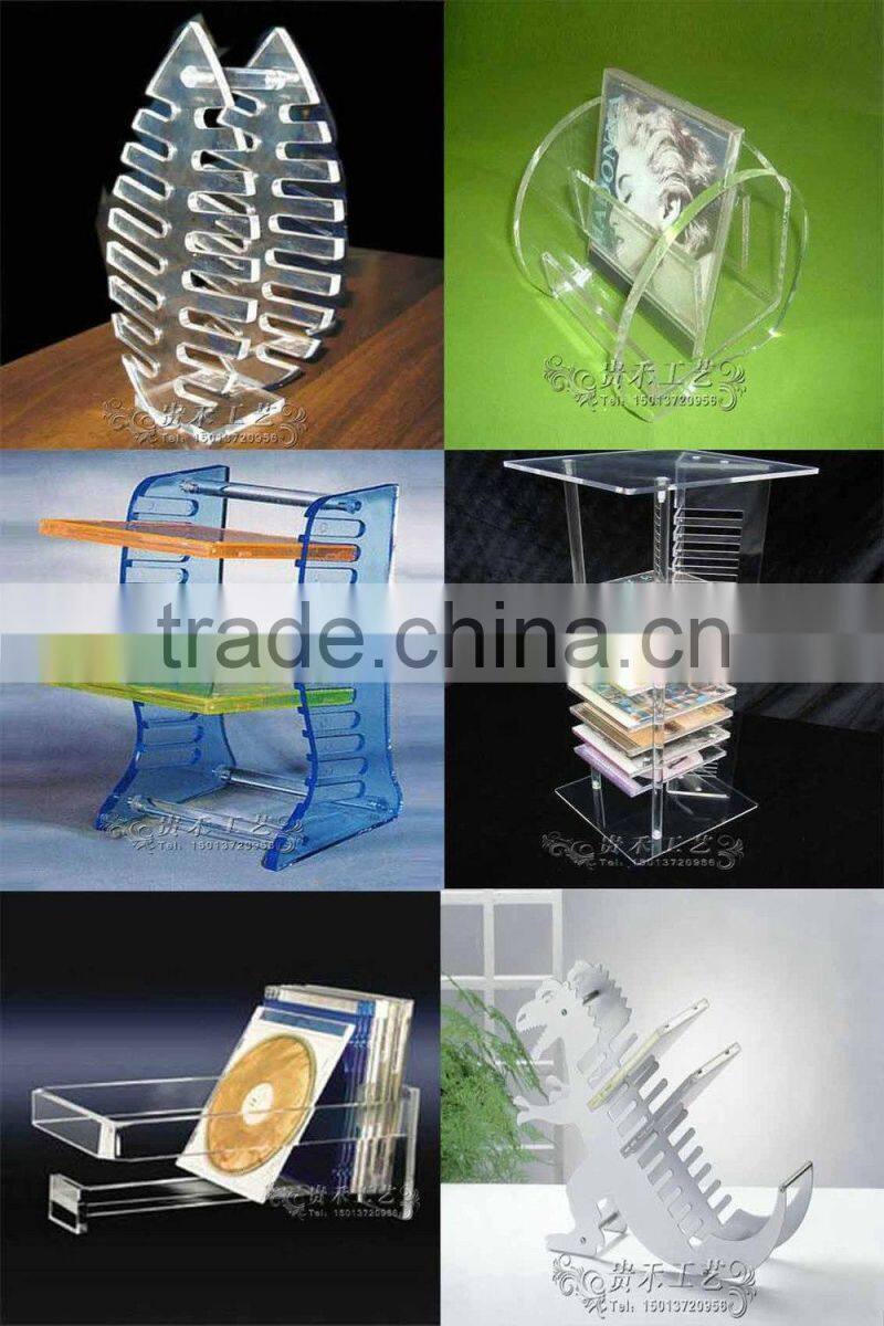 Hot sale cross acrylic CD display rack
