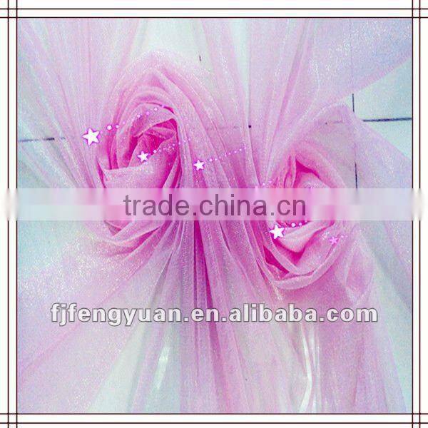 100% 20D nylon semidull square net warp knitted grey fabric