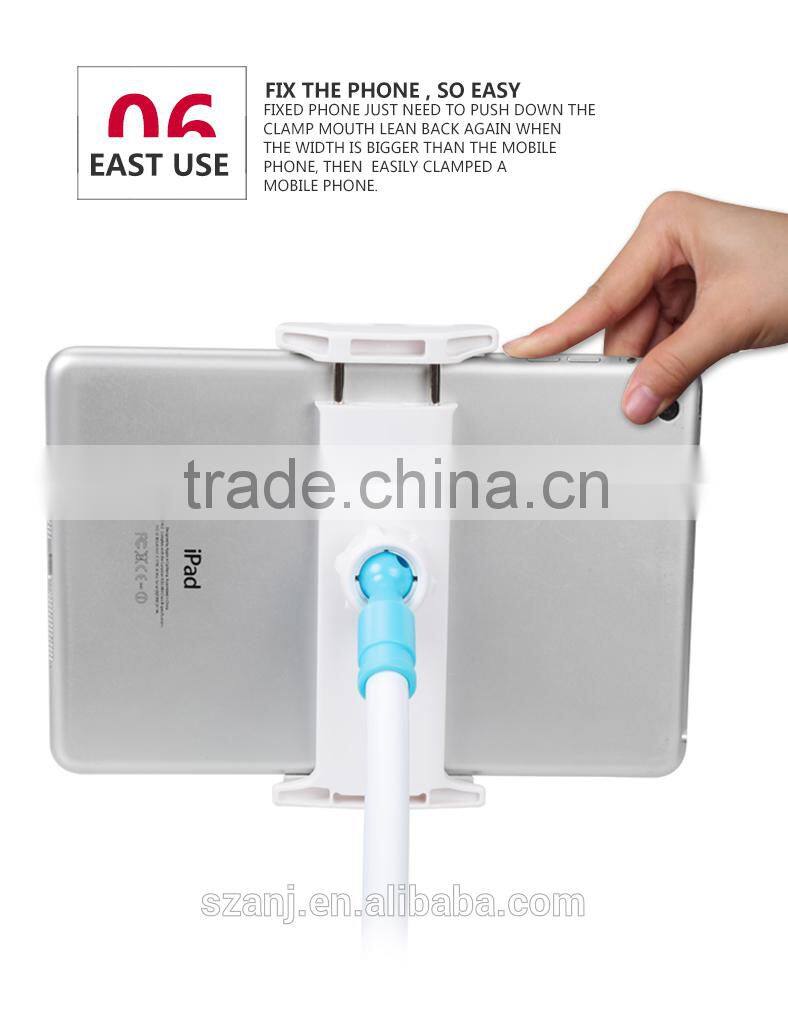 360 degree rotating flexible tablet pc holder tablet floor stand