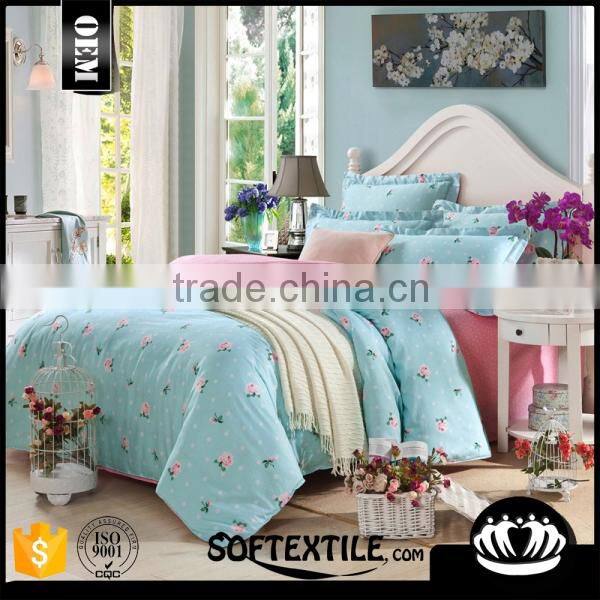 Good quality 100 cotton and cheap price Cartoon design tree pattern bedding set king duvet cover