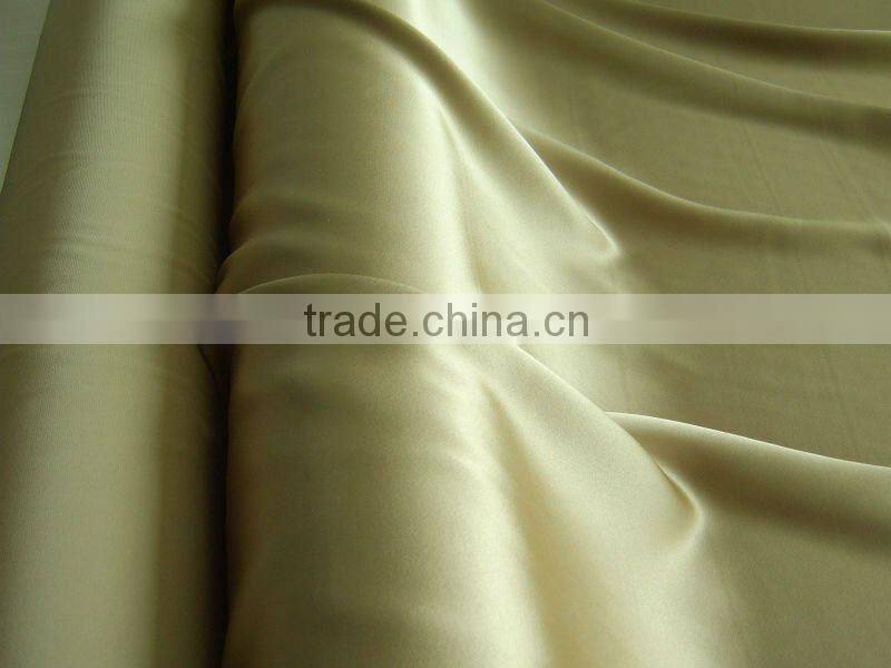 100% silk crepe satin fabric