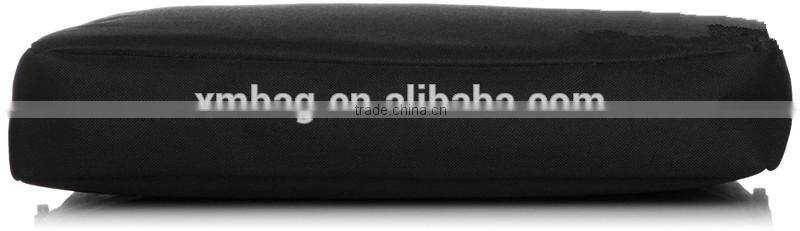 Stylish and unique business bags with gold zippers,leather zipper straps, red pinstripe inner lining