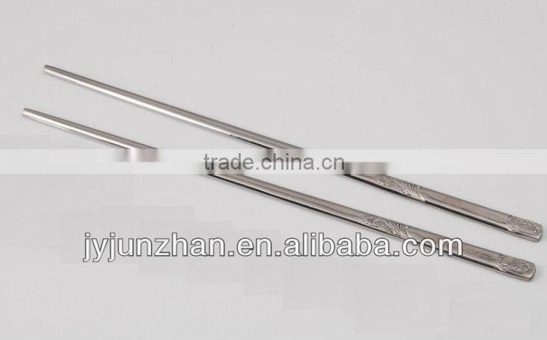 STAINLESS STEEL CHOPSTICKS MADE BY JIEYANG FACTORY FIRECTLY WITH LOW PRICE