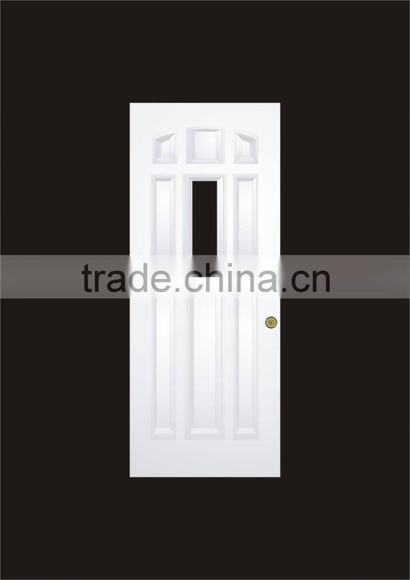 galvanized Steel Entry Glass Door