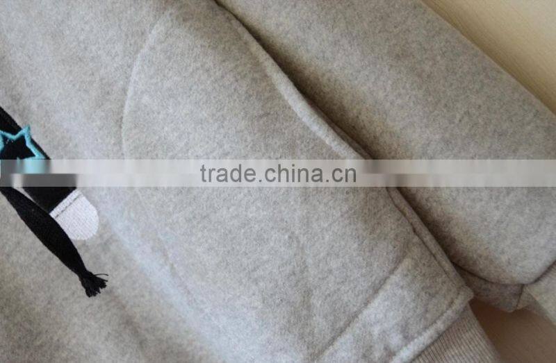 OEM CUSTOM CHINA cheap man's plain fleece pullover hoodie stone washed sweatshirt