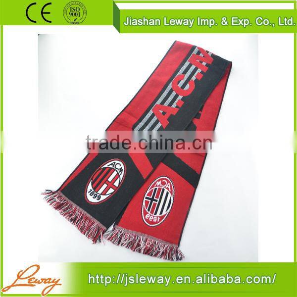 Made in China fashion sport scarf wholesale winter knitted scarf