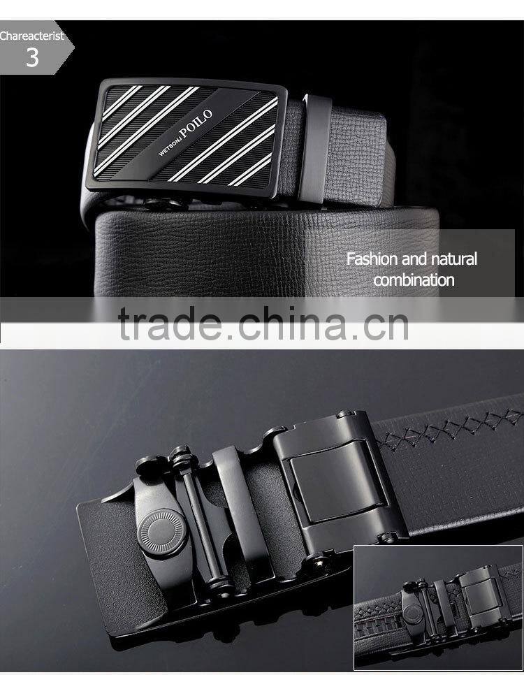 men cow black patent leather belt without the buckle