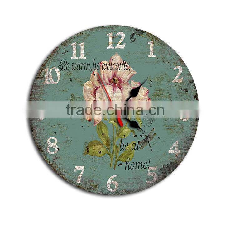 Online digital clock decorative woodoutdoor garden clock