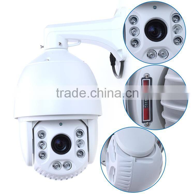 18X Optical zoom 1080p 1.3mp dome waterproof p2p 360 degree outdoor camera ip cctv camera