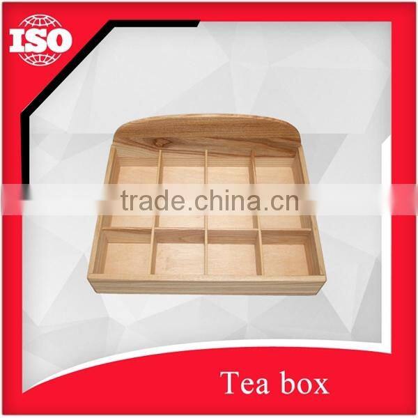 Custom and large capacity wooden tea box for sale