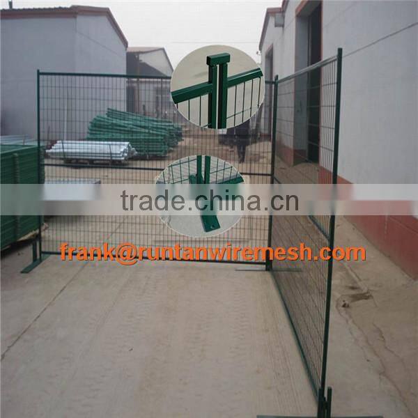 factory 2014 steel hot dipped galvanized welded temporary construction fence