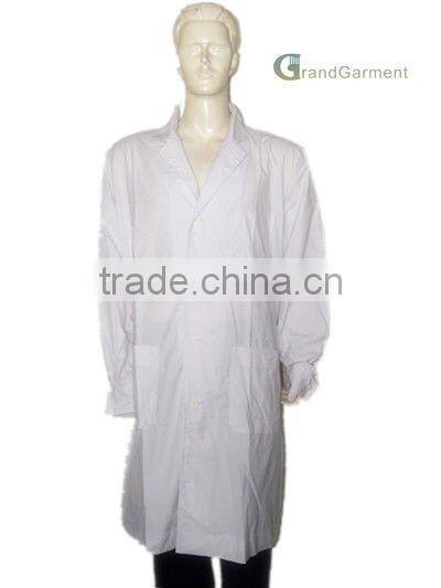 Anti-static Clothes White Lab Coat 99% Cotton 1%Anti-static Plus Size Designer
