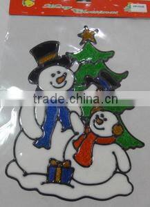 Hot Sale Santa Claus Decorative Sticker/Home Decor