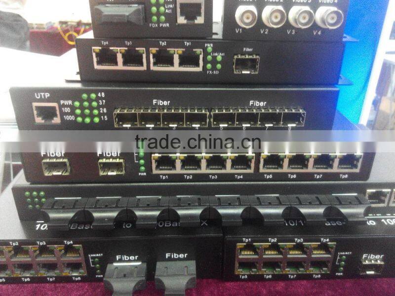 10/100Mbps 1SFP 8RJ45 Port SFP Fiber Switch