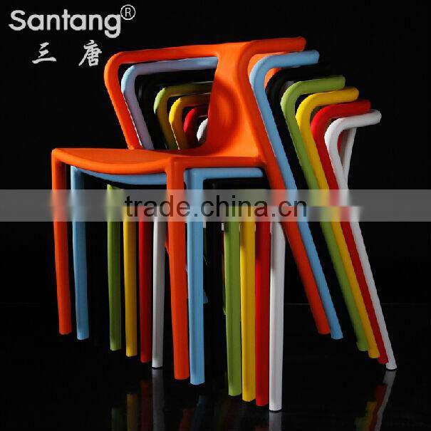 wholesale stackable plastic armrest living room leisure chairs 1739