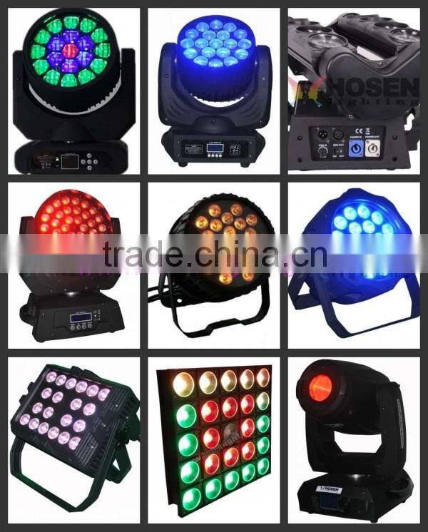 New product 6x6 36eyes 3W Golden matrix light Hanging for rental business HS-LBL3603