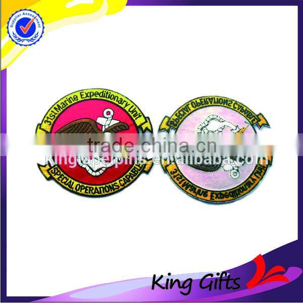 2016 High quality embroidery patch badge