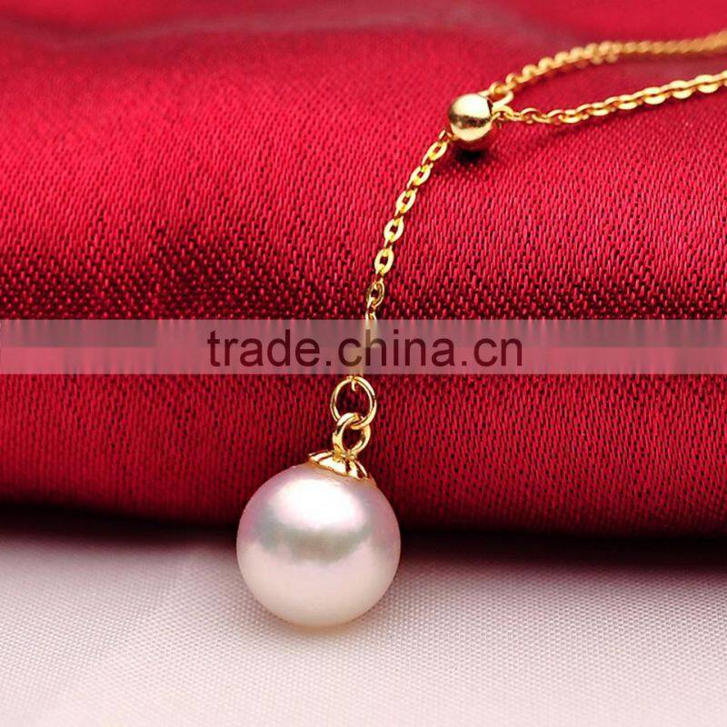 pearl jewelry 8.5-9mm white cheap natural akoya pearl pendant for sale
