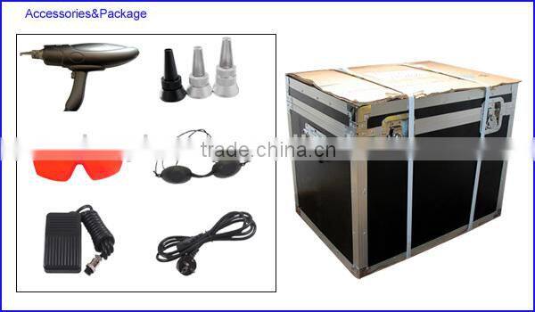 nd yag laser with black tip for skin whitening laser carbon treatment
