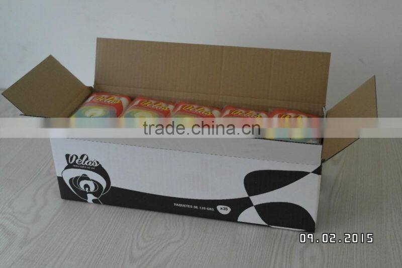 basic household table Candle white candle 90g and 120g