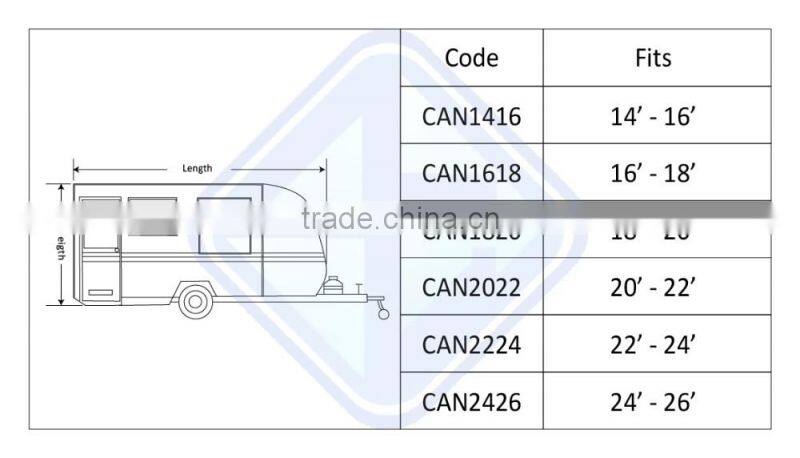 Wholesale goods from china Entry-level Caravan Cover
