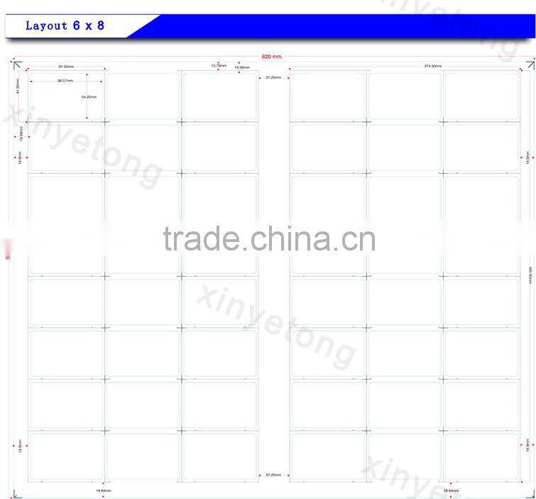 5x5 Layout 13.56MHZ Classic 1k RFID Inlay