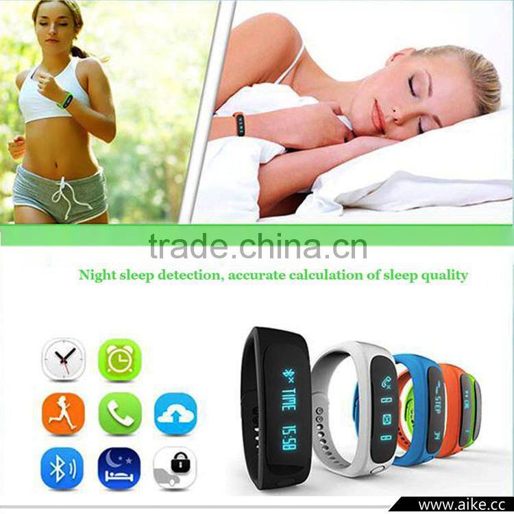 Smart Wrist Watch E02 Smartband Waterproof Bluetooth Fitness Tracker Health Bracelet Sports Wristband Gear Fit For Android IOS