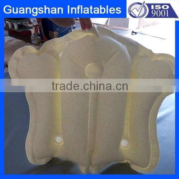 bathroom terry inflatable back spa bath pillow cushion