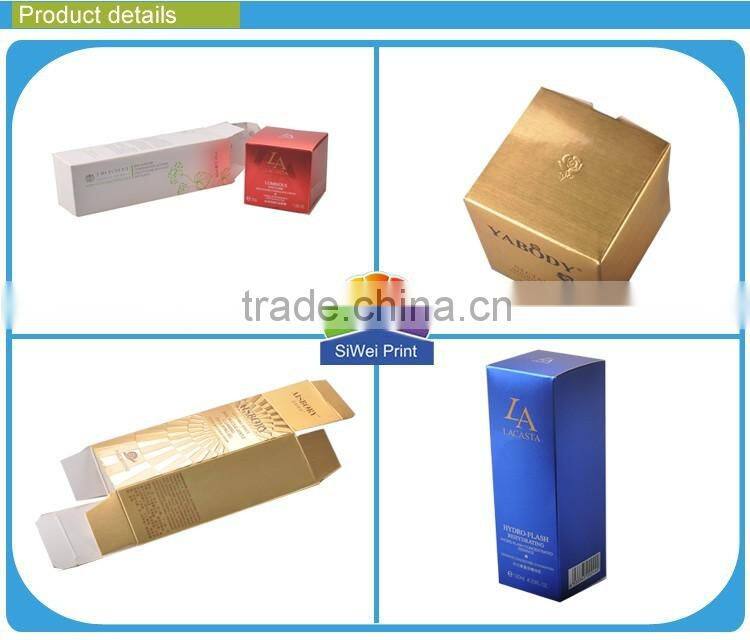 printed folding cartons for cosmetic powder, lipstick etc