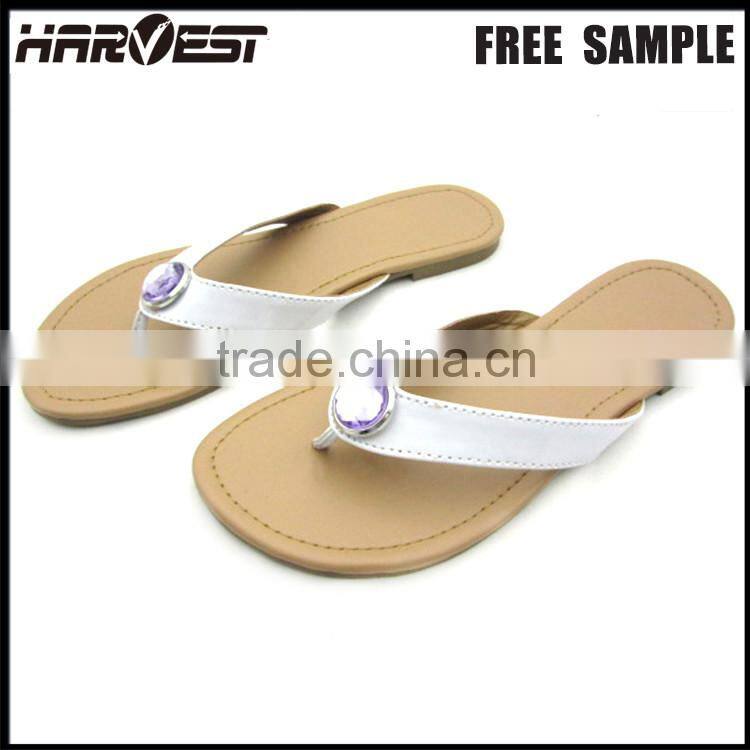 Summer fashion lady eva flip flop , new rhinestone designer flip flop