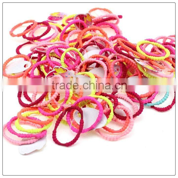 Kid's elastic hair bands, ponytail holders