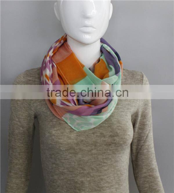 Modal Leopard printed lady Long big scarf