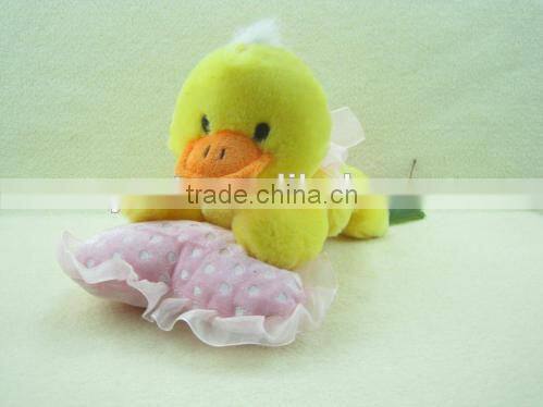 Super funny and soft plush sleeping animal toys with pillow