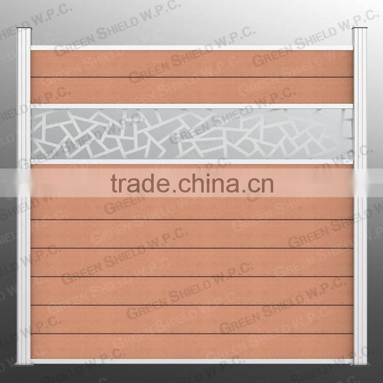 WPC Fence/Wood Plastic Fence/Enclosure Wall 1.8m/2.0m