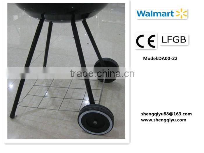 indoor/garden mini size trolley folding Easily Assembled charcoal grill for party