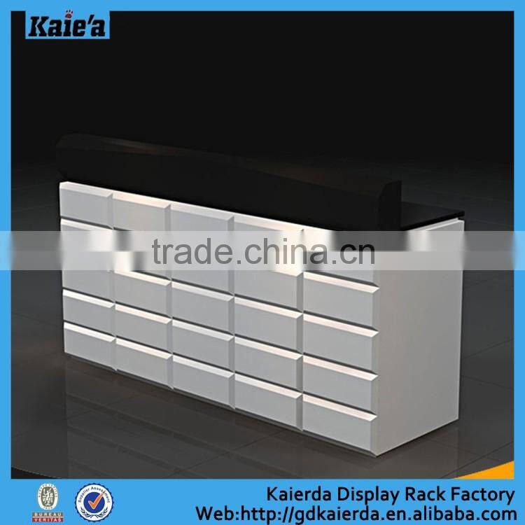 Office front checkout counter/wood checkout counter display furniture store