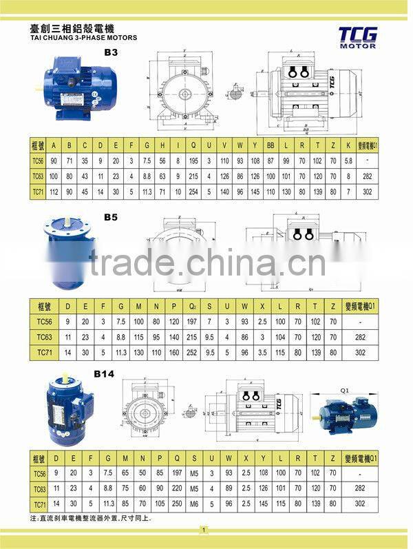 220/380V Worm Gear motor NMRV Series