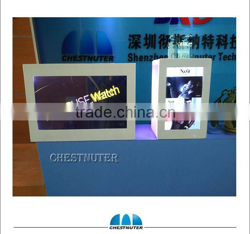 Transparent LCD showcase,TFT Type and Indoor Application transparent lcd panel