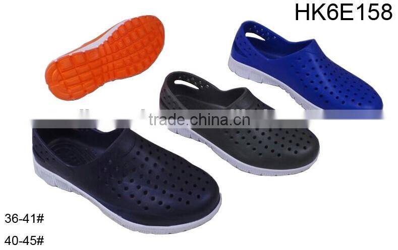 2016 new mould Men Sport Clog, fashion design nude men eva sport clog ,soft nude men eva casual clog shoes