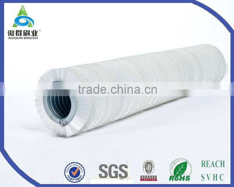 High Quality Spiral Nylon Rotary Brush Conveyor Belt Cleaner