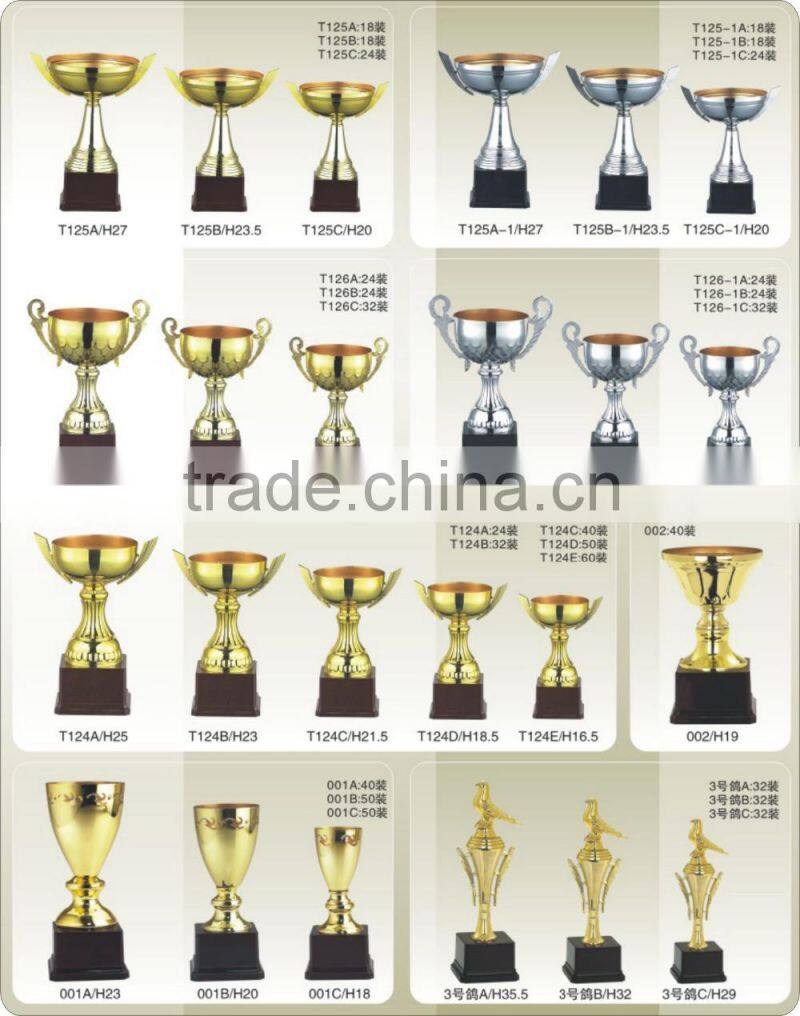 Three sizes students competitions sports gifts awards small trophies trophy cup
